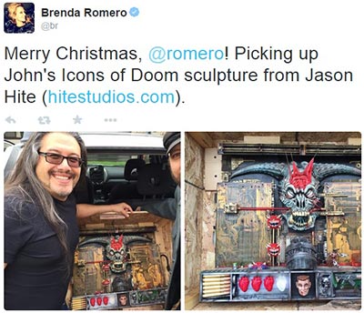 Brenda Romero`s Christmas gift.