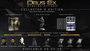 deus ex mankind divided collectors edition