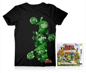 the legend of zelda-tri force heroes and t-shirt