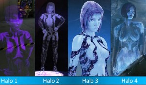 evolution of cortana halo 1 to 4