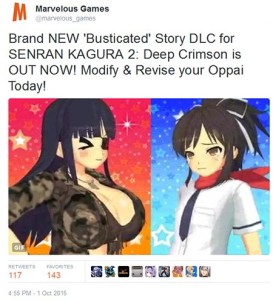 senran kagura 2 deep crimson the busticated