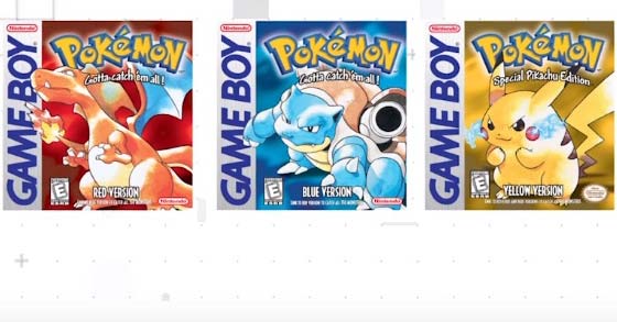 pokemon red and blue nintendo 3ds