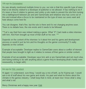 Christopher, the N4G.com mod n4g vs mark kern update 1