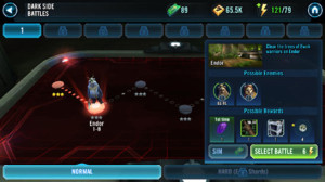 star wars galaxy of heroes battle screen