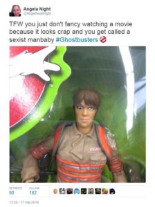ghostbusters sexist manbaby