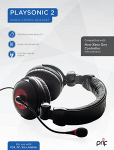 prif playsonic 2 gaming headset ps4