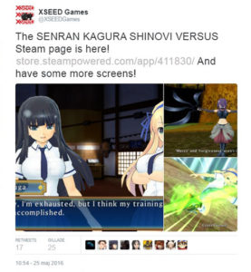 senran kagura shinovi versus xseed games