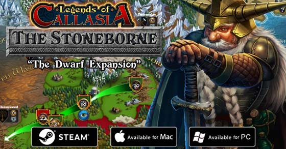 legends of callasias expansion the stoneborne is now live on kickstarter
