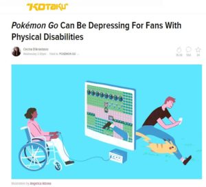 pokemon go can be depressing for fans with physical disabilities kotaku