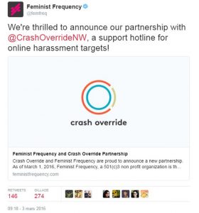 feminist frequency and crash override network