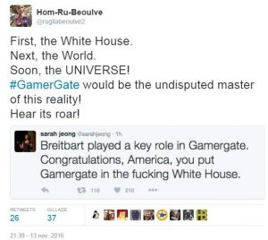 gamergate takes over the white house