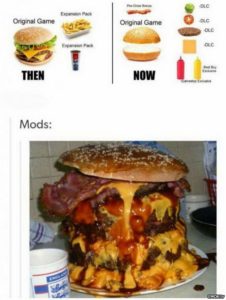 burger game but with mods