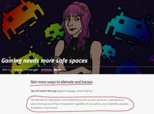 gaming needs more safe spaces