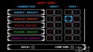 shovel knights body swap