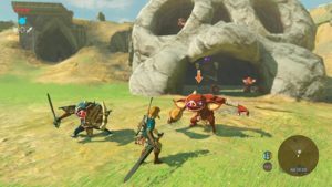 the legend of zelda breath of the wild battle