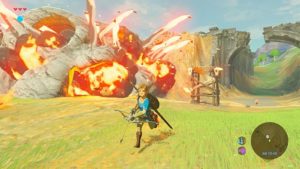 the legend of zelda breath of the wild when things go boom