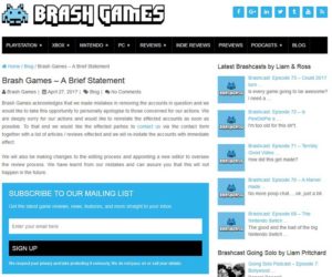 brash games a brief statement