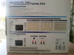 mayflash universal fighting stick the backside