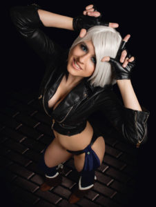 juby headshots angel cosplay the king of fighters angels signature pose