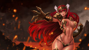 league of maidens evil babe