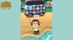 animal crossing pocket camp fishing for some squid