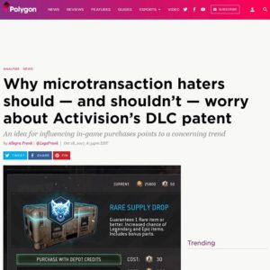polygon microtransaction haters