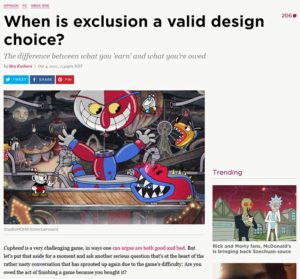 when is exclusion a valid design choice polygon
