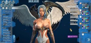 league of maidens sexy angel babe