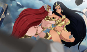 league of maidens sexy cartoon maidens