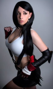 giada robin tifa lockhart cosplay final fantasy vii cute pose