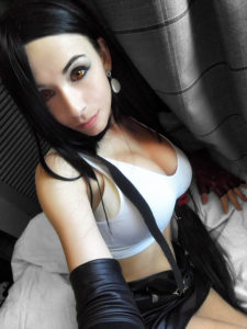 giada robin tifa lockhart cosplay final fantasy vii sweet heart pose