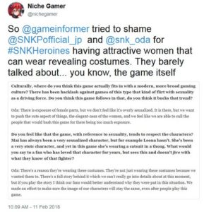 niche gamer snk heroines tag team frenzy