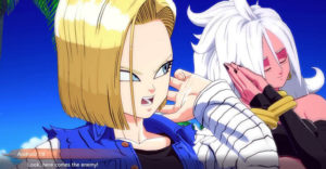 android 21 and android 18 dragon ball fighterz