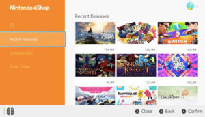 nintendo eshop switch