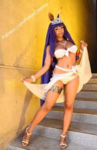 pattiecosplay nitocris cosplay fate grand order sexy outside pose