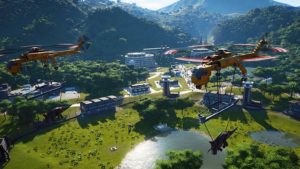 jurassic world evolution helicopters