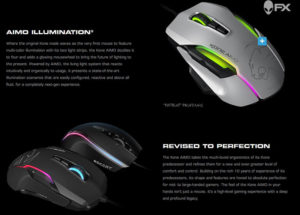 roccat kone aimo gaming mouse built for hardcore gaming