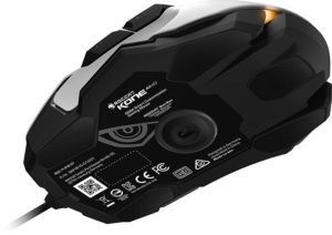 roccat kone aimo gaming mouse the underside