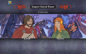 the banner saga 3 the character select screen