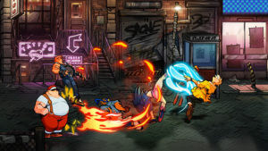 streets of rage 4 axel stone and blaze fielding vs some punks