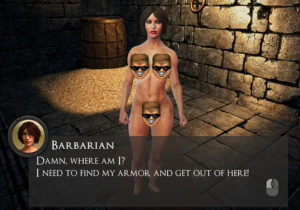 the last barbarian a very sexy and nude female barbarian