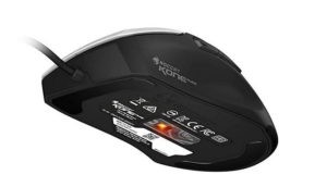 roccat kone pure owl eye gaming mouse a view of the underside