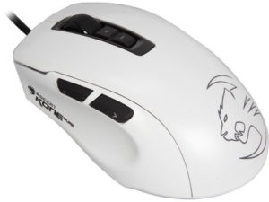 roccat kone pure owl eye gaming mouse from the side pose