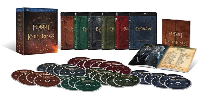 Heel worstelen feedback The Hobbit and Lord of the Rings Trilogy - Extended Edition Blu-ray movie  review - TGG