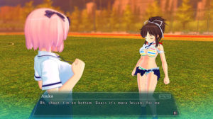 senran kagura burst-re newal the visual novel aspect of the game