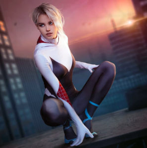 shiroganes cosplay of spider-gwen from the marvel universe