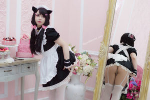 yoshinobi-chans nyashiro the maid cosplay