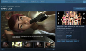 rape day is no more on steam