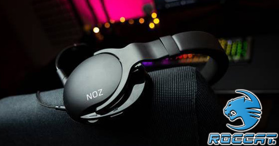 roccat studios has just unveiled their noz over ear stereo gaming headset