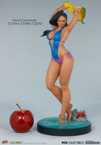 lauras sexy and exclusive 1-4 street fighter v statue via pcs collectibles lauras real size pose